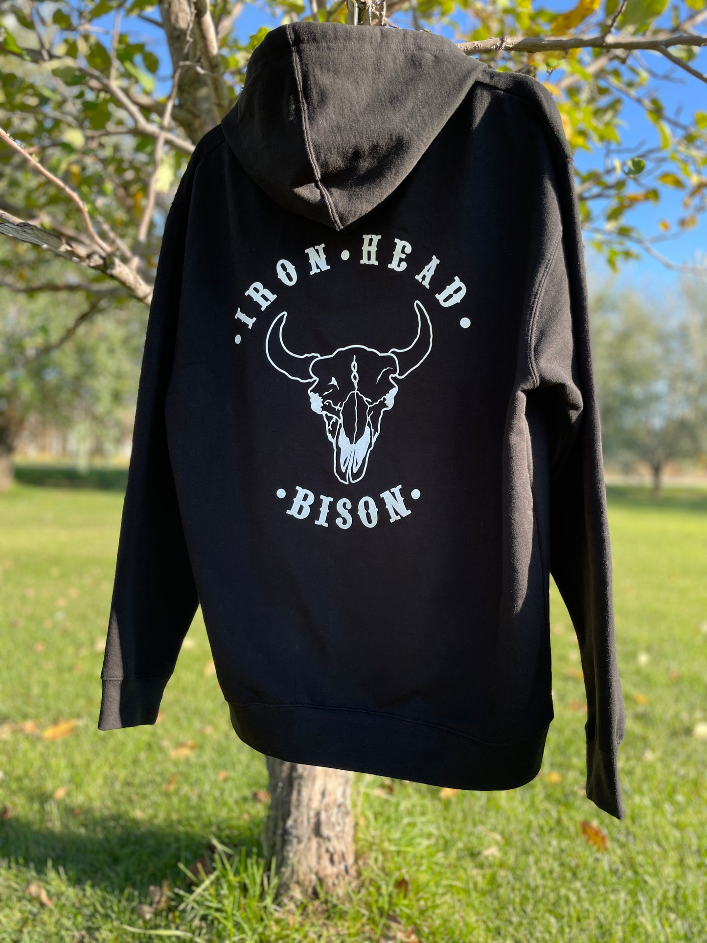 Iron Head Bison Hoodies