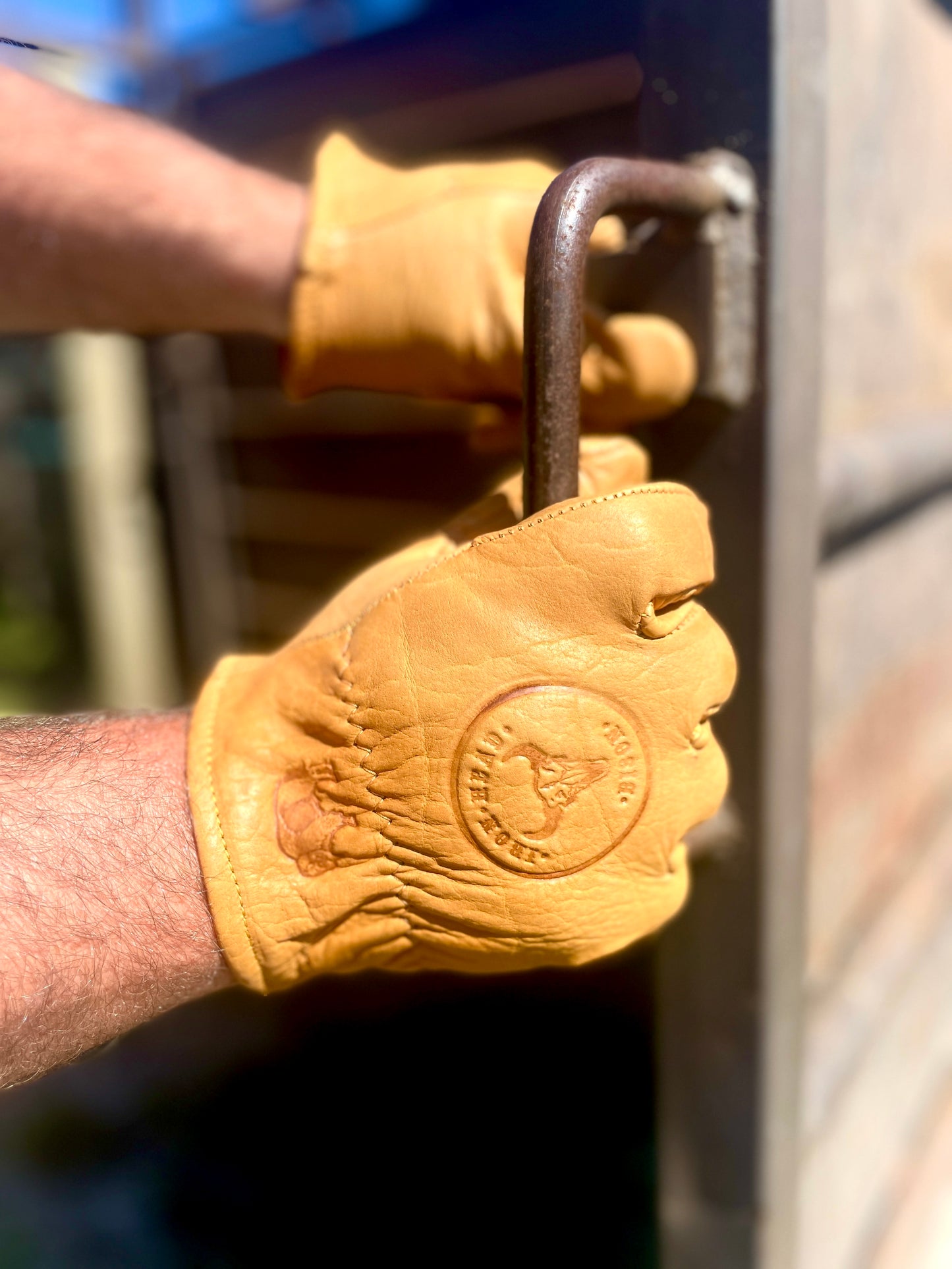 Bison Leather Ranch Glove