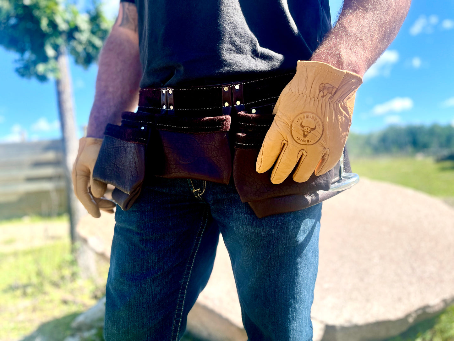 Leather Bison Tool Belt