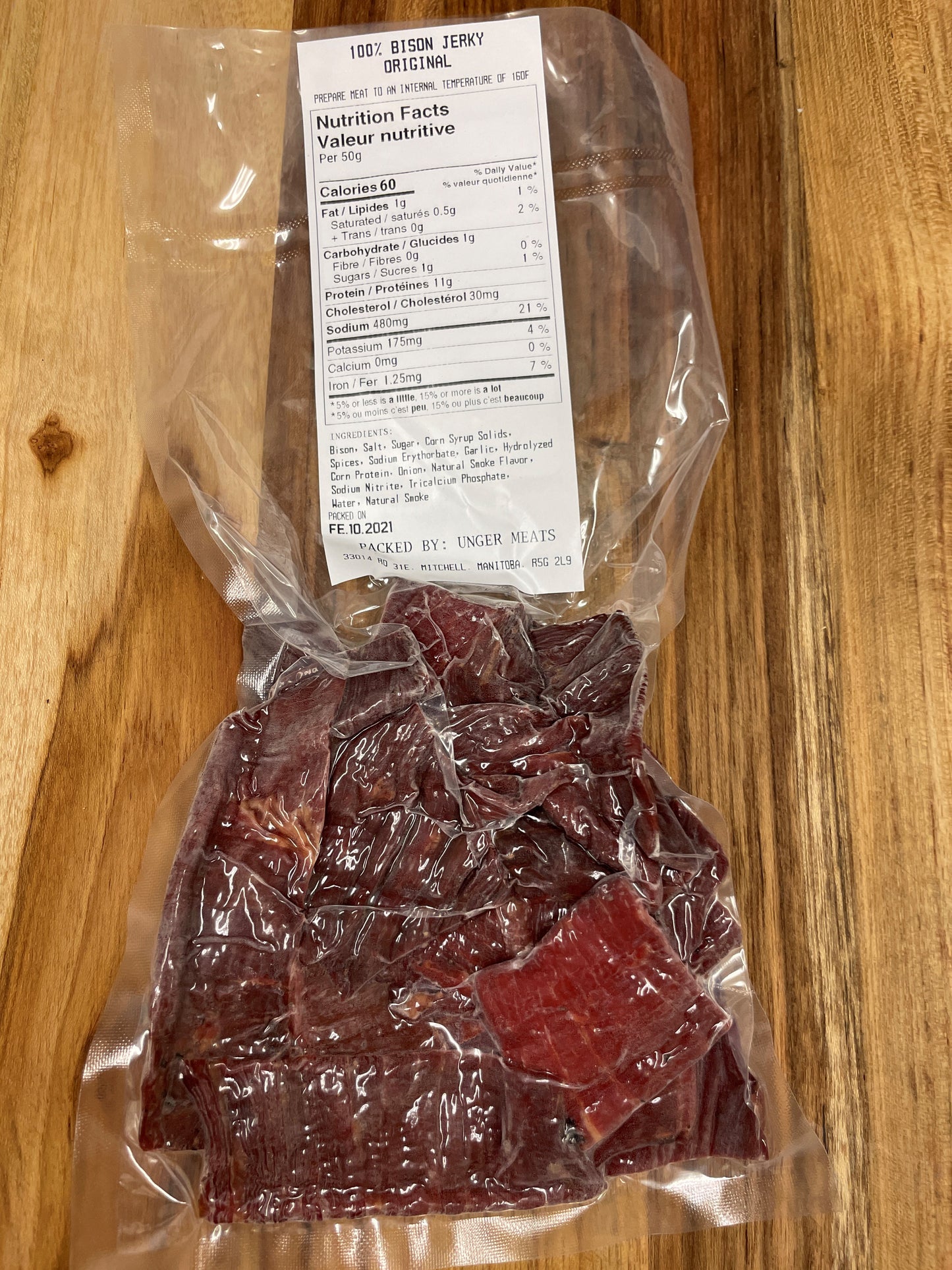 Bison Jerky - Original Blend