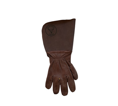 Brown Bison Leather Gauntlet